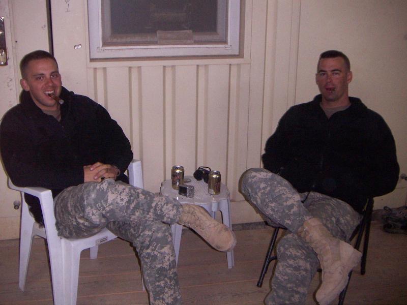 Cigars with CPT Jim Harbridge & CPT Brent Clemmer 2006